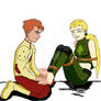 Wally West (Kid Flash) and Artemis (Arrow)