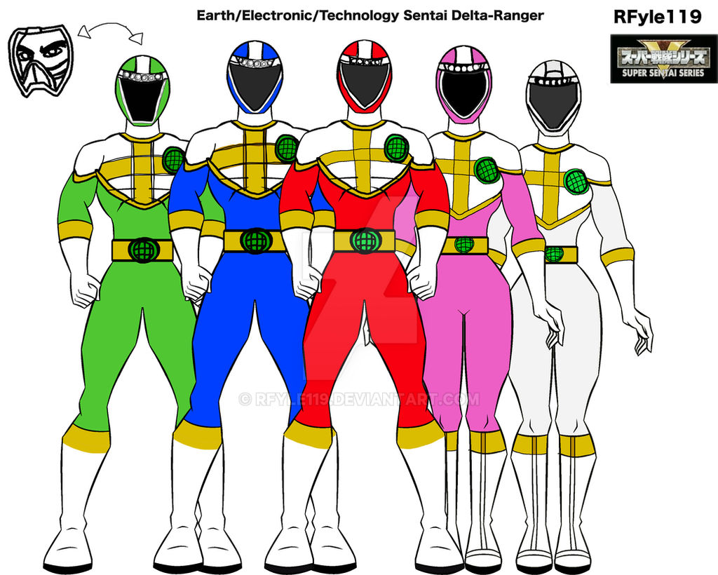 Selta Rangers Delta Ranger Team by RFyle119 on DeviantArt