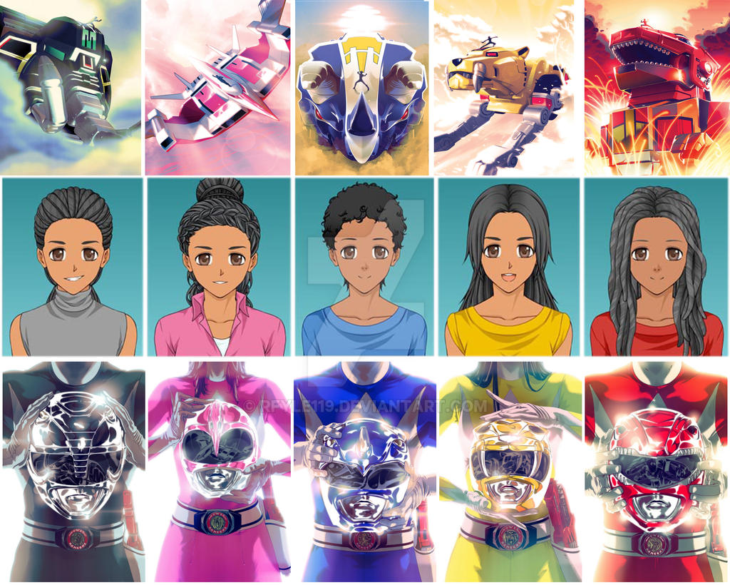 Mmpr Evolution MMPR (My version) by RFyle119 on DeviantArt