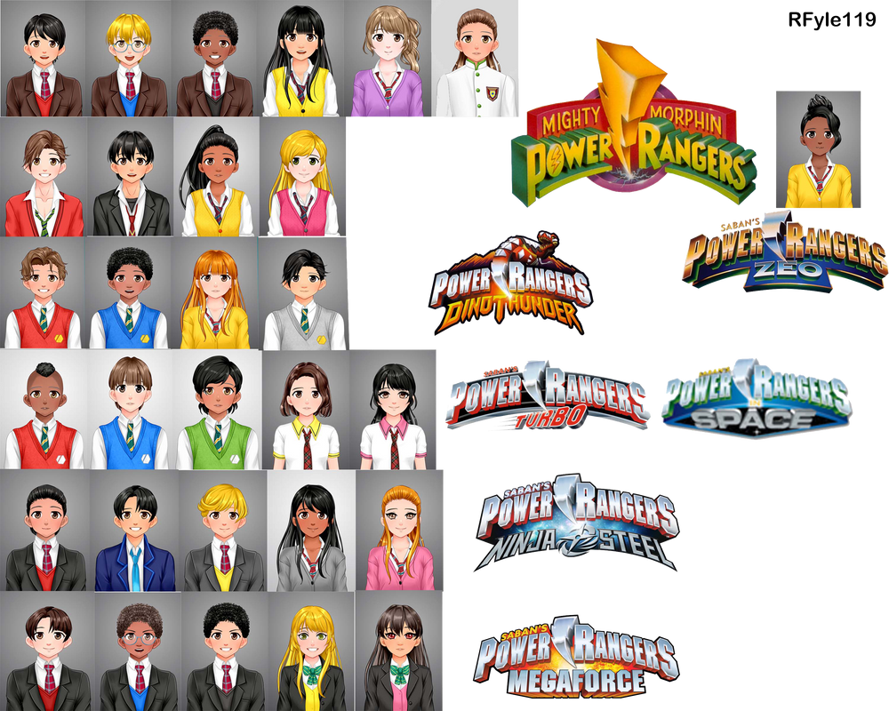 Rangers as school students wearing school uniforms by RFyle119 on ...