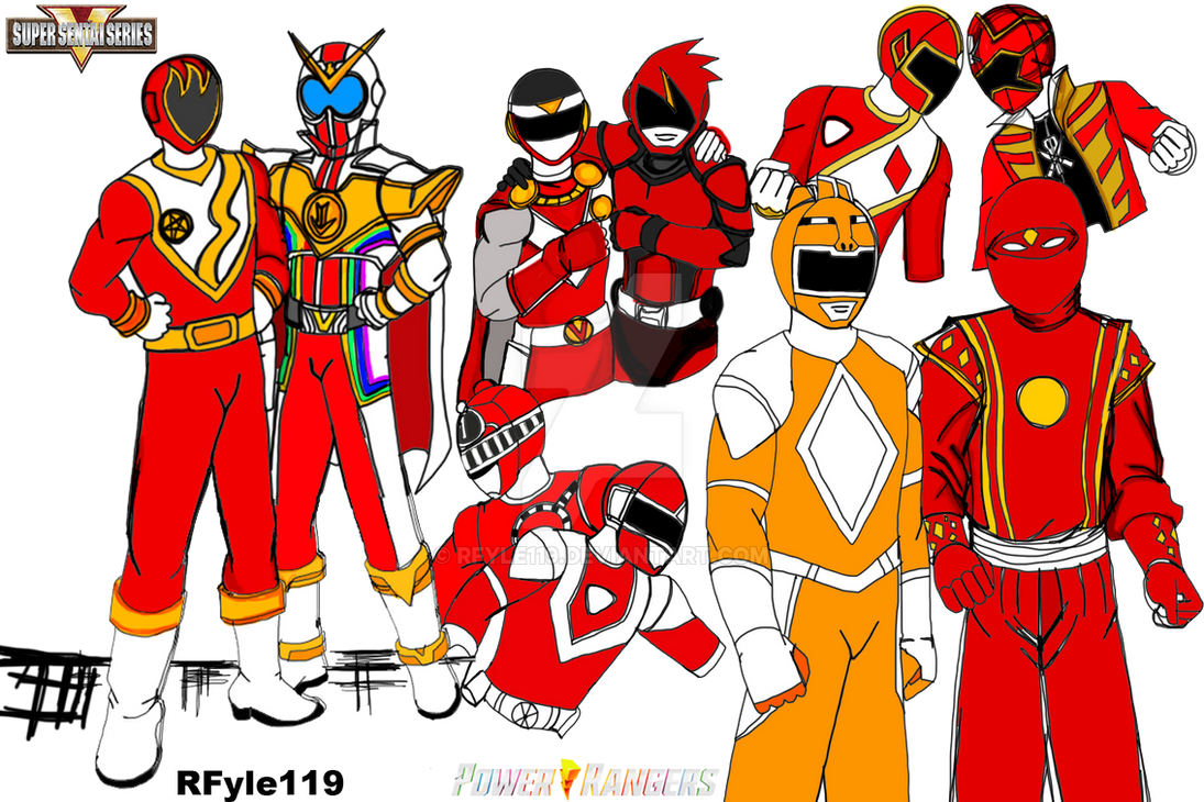 Sentai Ranger Team by RFyle119 on DeviantArt