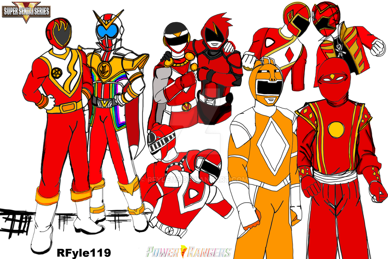 Sentai Ranger Team by RFyle119 on DeviantArt
