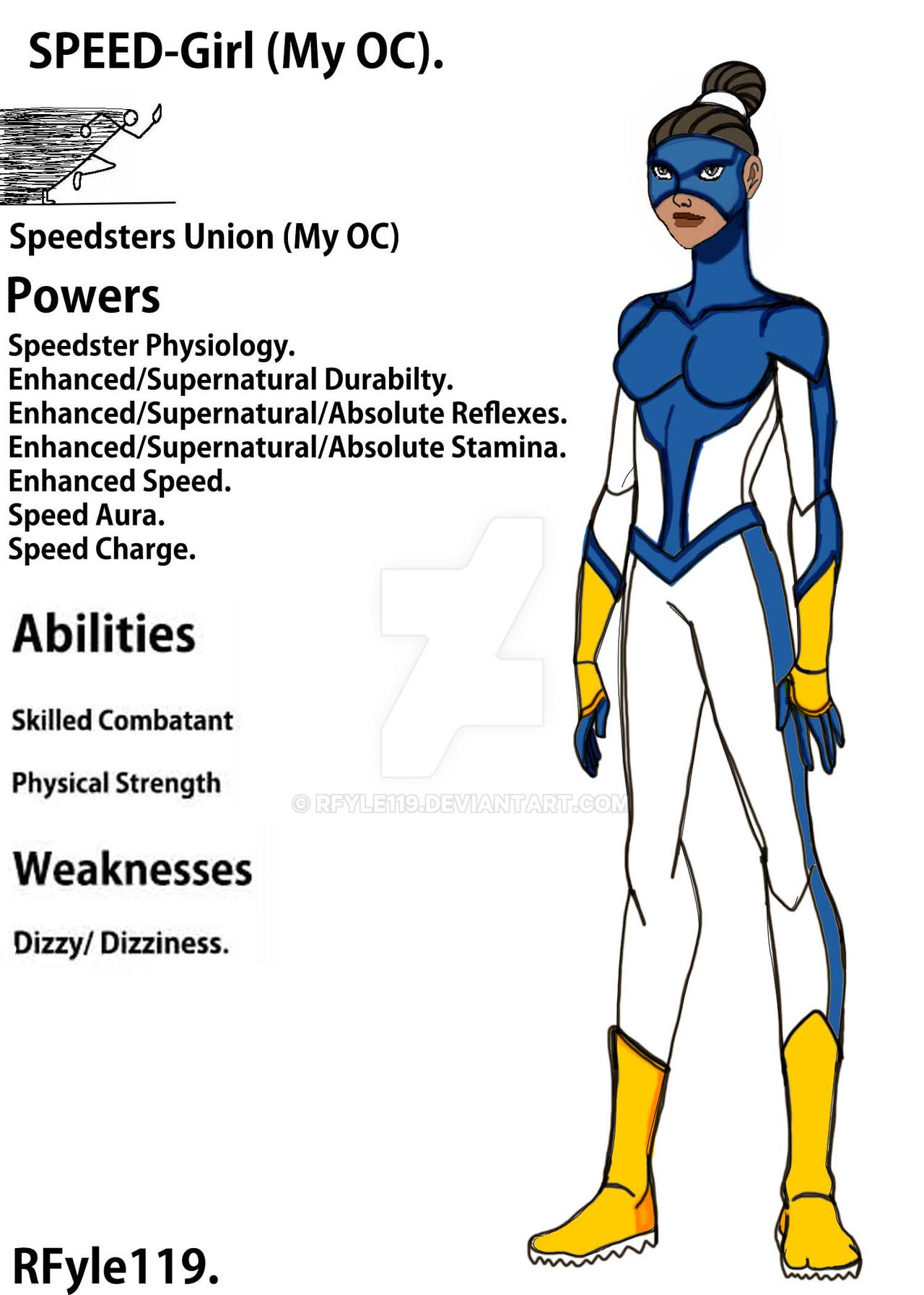 Speed-Girl OC Profile by RFyle119 on DeviantArt