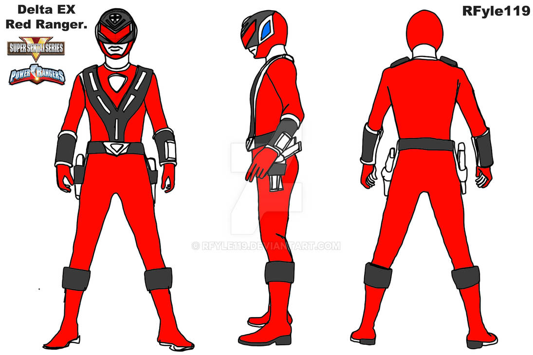 Red Ranger D.EX by RFyle119 on DeviantArt