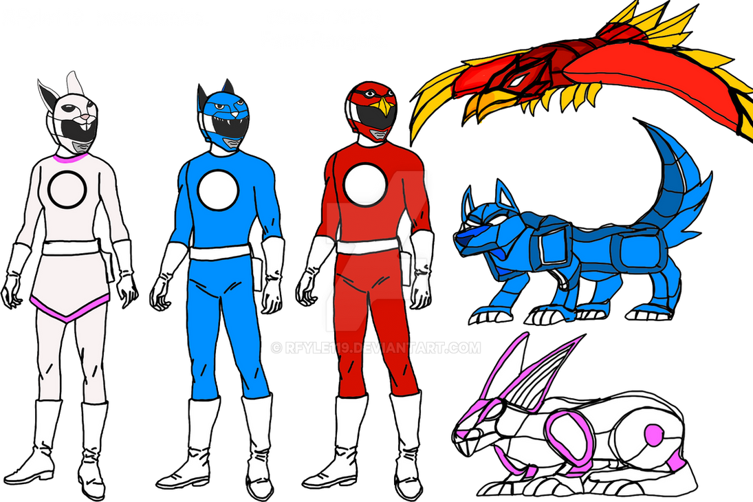 Farm-Rangers Trio Zords by RFyle119 on DeviantArt