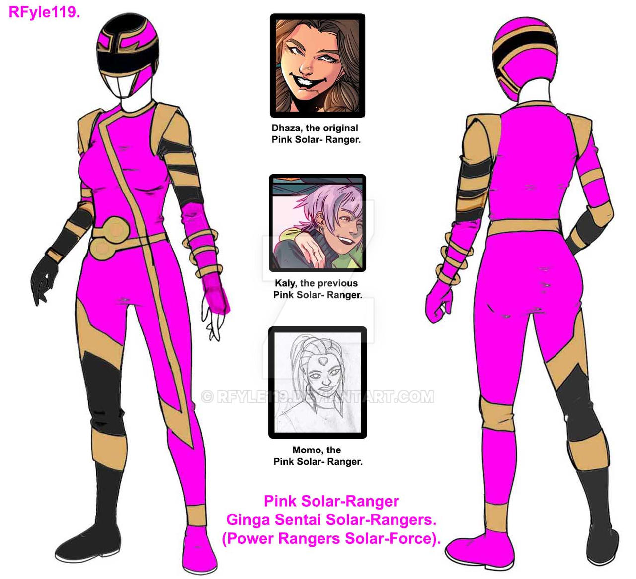 Pink Solar Ranger by RFyle119 on DeviantArt