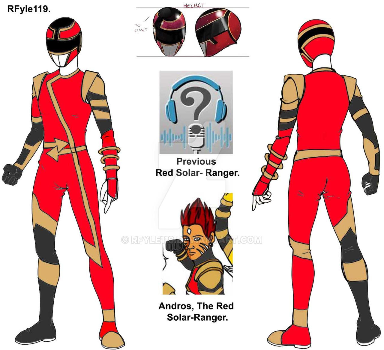 Red Solar Ranger by RFyle119 on DeviantArt