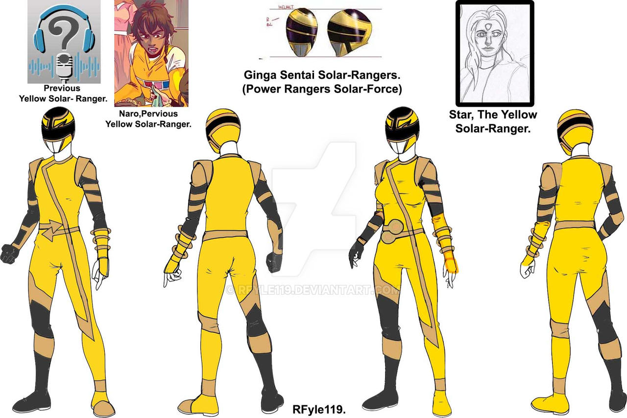 Solar Ranger Pose Yellow Solar-Ranger Identity by RFyle119 on DeviantArt