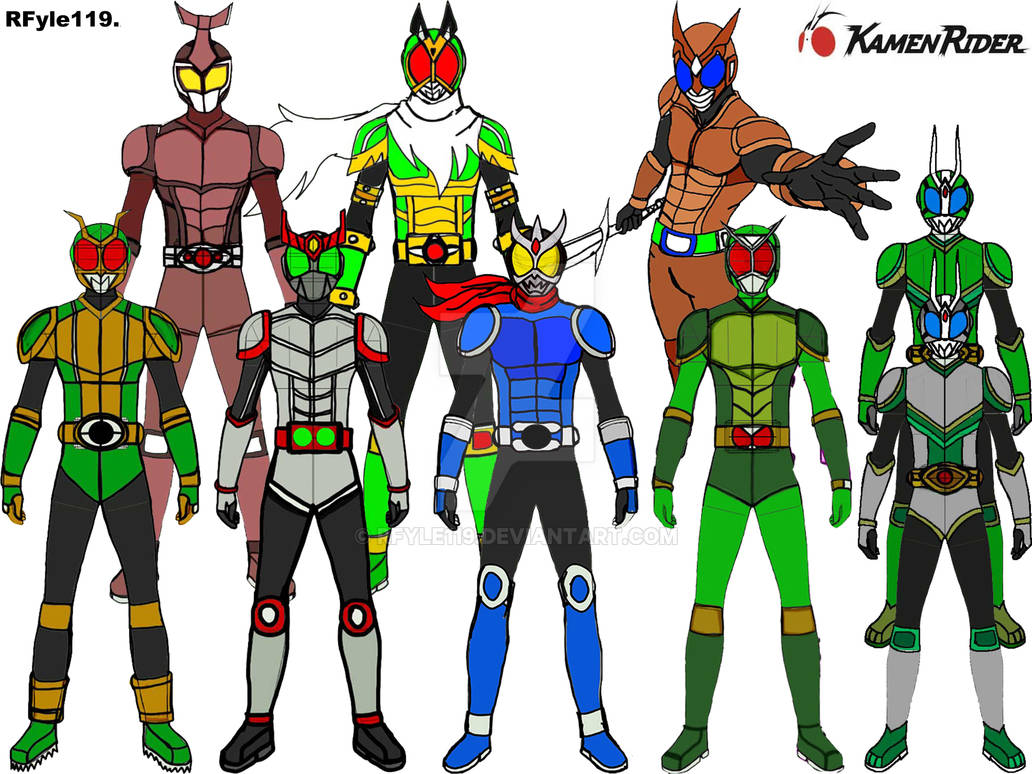 My Rider OC Group by RFyle119 on DeviantArt