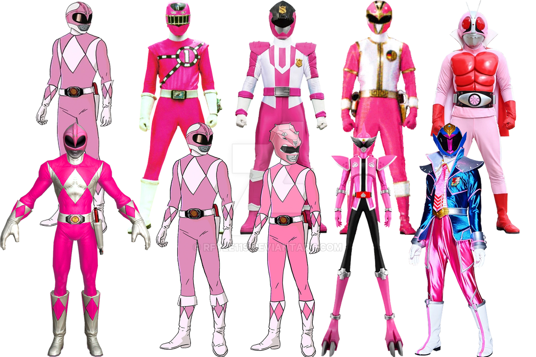 Male PInk Rangers V2 by RFyle119 on DeviantArt