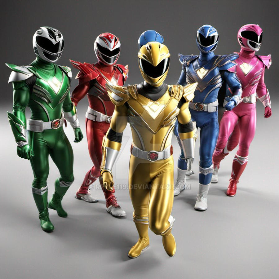 Power Rangers Team by RFyle119 on DeviantArt