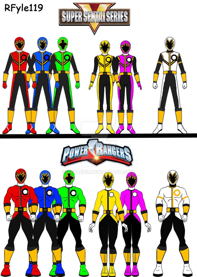 Titan-Rangers Comparison PR X Sentai Comparison by RFyle119 on DeviantArt