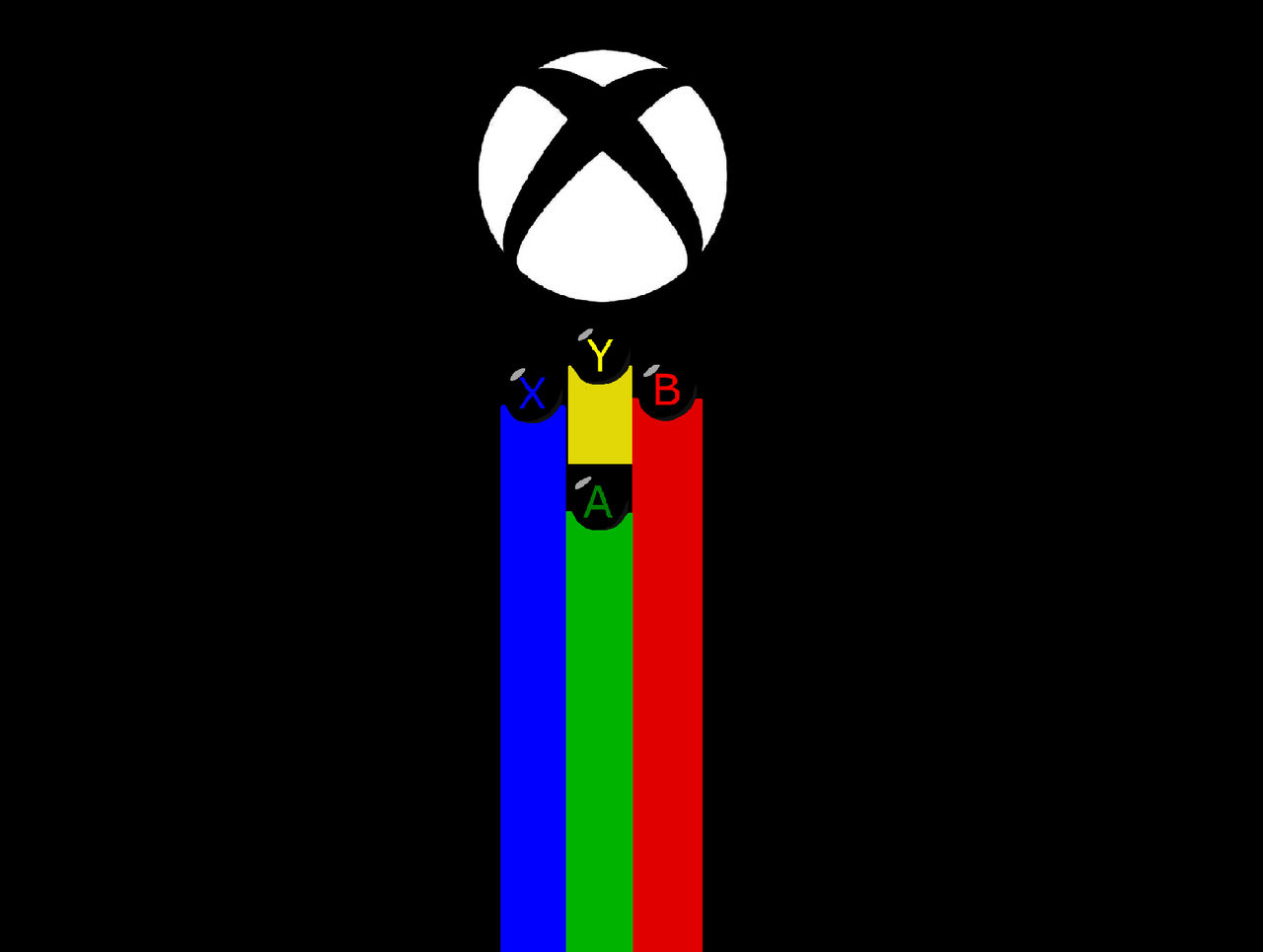 Xbox Rainbow Butons And Logo by BarbeQuESosuce on DeviantArt
