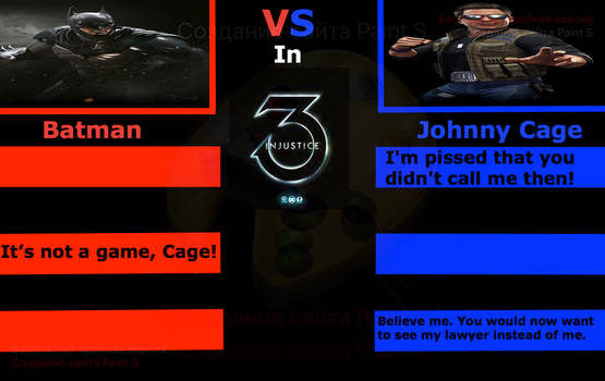 Batman VS Johnny Cage dialogue