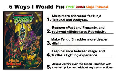 5 Ways I Would Fix TMNT 2003 Season 5