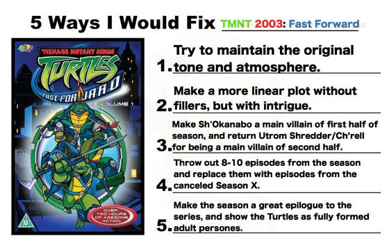 5 Ways I Would Fix TMNT 2003 Fast Forward