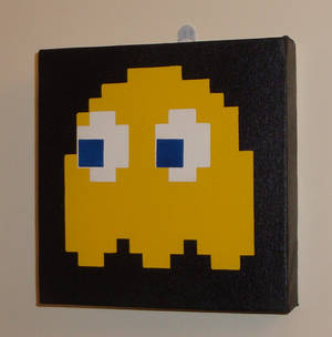 Pacman Stencil 'Clyde'