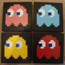 Pacman Stencil on Canvas