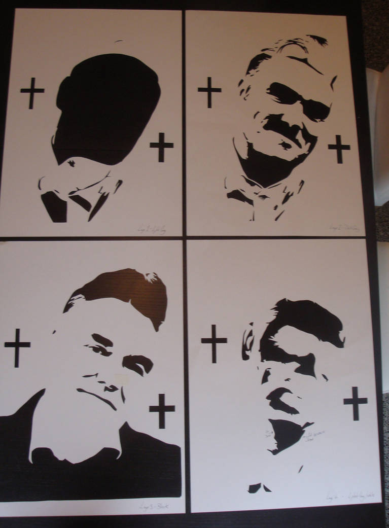 Morrissey Stencils ready for Spray Paint by RAMART79 on DeviantArt