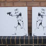Stormtroopers - Stencil on Canvas