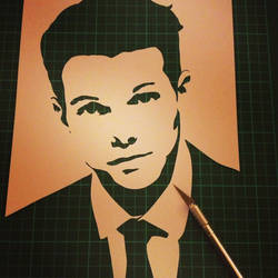 Louis Tomlinson - 1 Layer Stencil One Direction