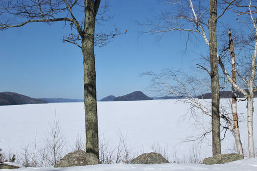 Frozen Quabbin Reservoir 1