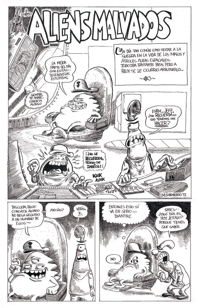 The Aliens page No.1