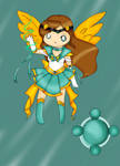 Celestial Sailor Aqilla~~Happy birthday Cheddi! by tolipe