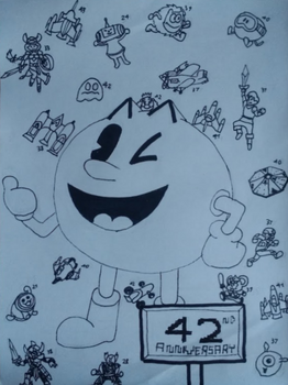 Pac-Man's 42nd Anniversary