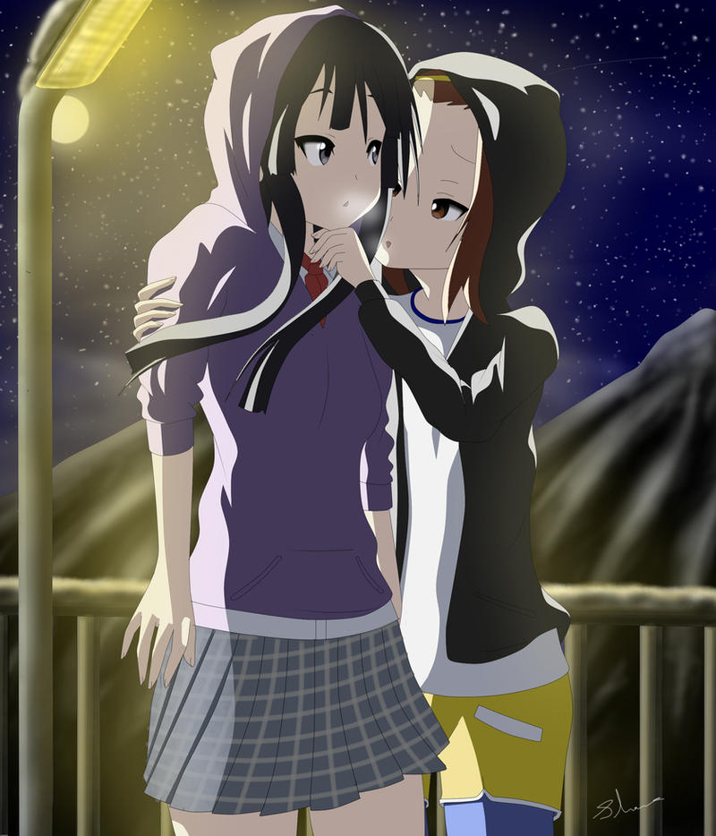 Kiss me... - Mio X Ritsu by xZDisturbedZx on DeviantArt