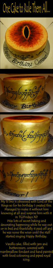 One Cake To Rule Them All...