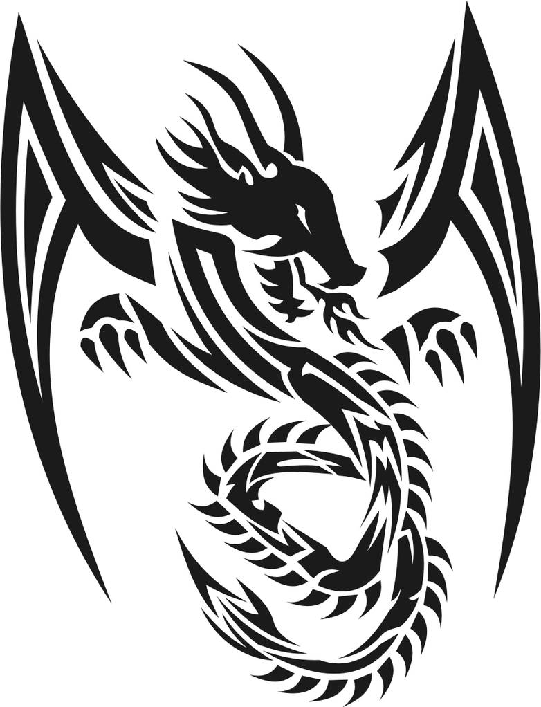 tribal dragon 3 by jhin22000