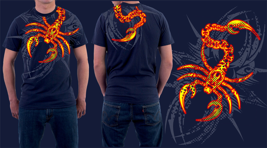 scorpion t-shirt