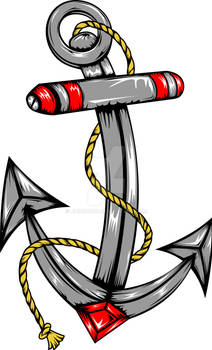 Ship Anchor Tattoo