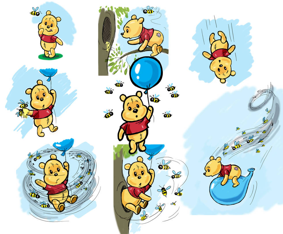 Winnie the Pooh and the Honey Tree by 001dw on DeviantArt