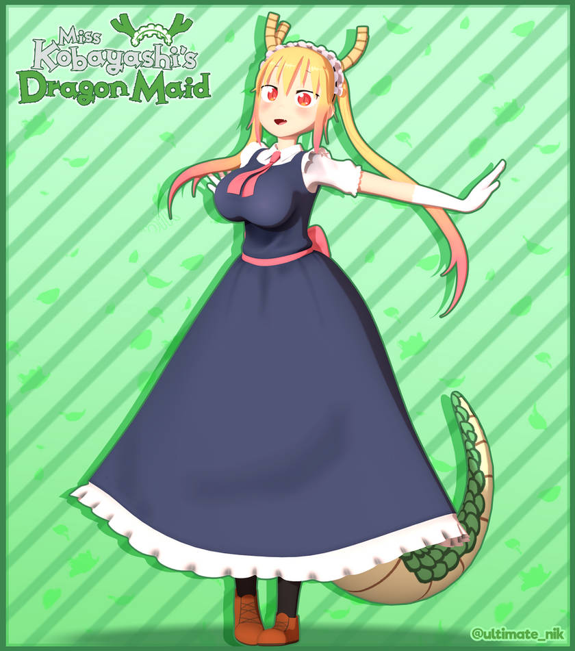 Mkdm Tohru (Miss Kobayashi's Dragon Maid) | BLENDER 3D by ultim8-nik on ...