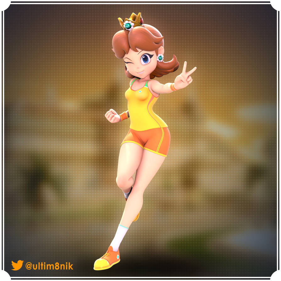 Princess Daisy v2 (Sports outfit) by ultim8-nik on DeviantArt