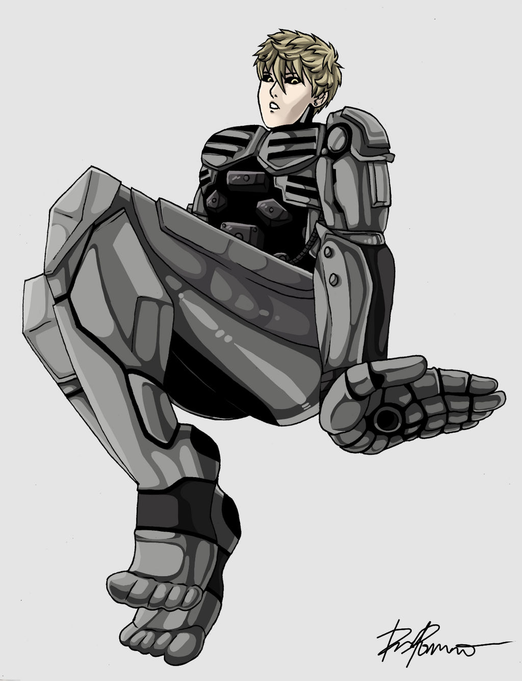 Genos by RandomNinjaKitty on DeviantArt