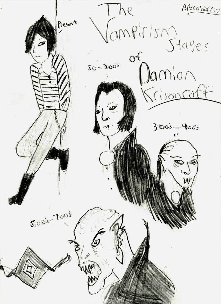 Stages Of Vampirism: Damion By TheBlueNaga On DeviantArt