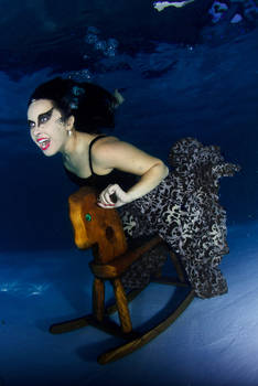 underwater rocking horse
