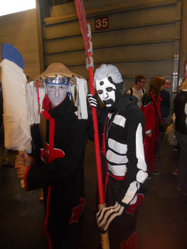 Kisame and Hidan cosplay