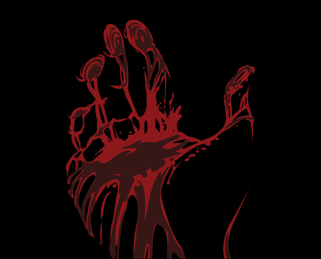 Blood hand