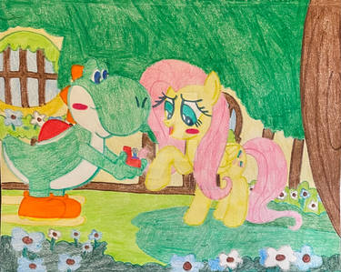 Yoshi x Fluttershy Engagement