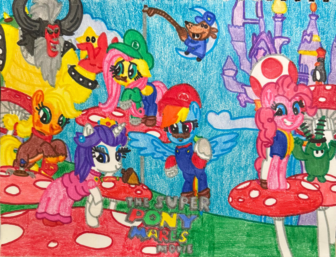 Val Pardy The Super Pony Mares Movie (Mario Movie parody) by JustinValdecanas on ...