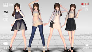 MMD- MC Outfit Pack Download-Mystic Messenger