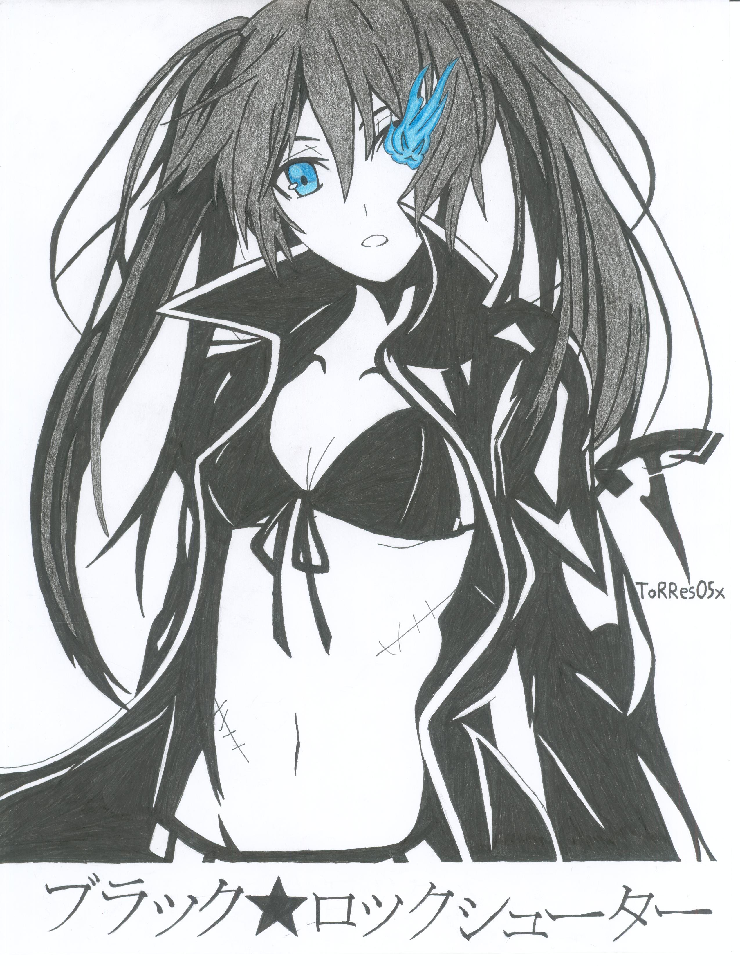 Black Rock Shooter Drawing