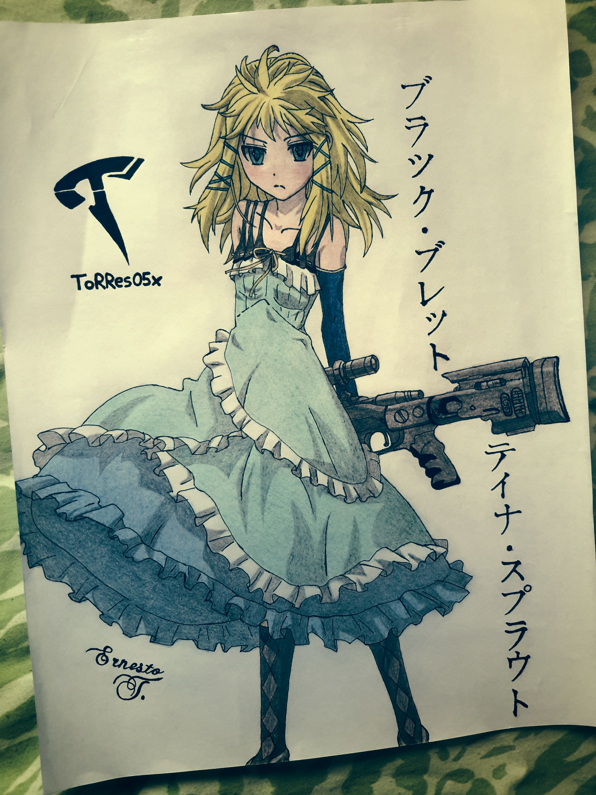 Black Bullet Tina Sprout Drawing By Torres05x On Deviantart Black Bullet Tina Sprout Drawing By Torres05x On Deviantart