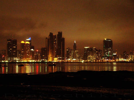 Panama Lights at night