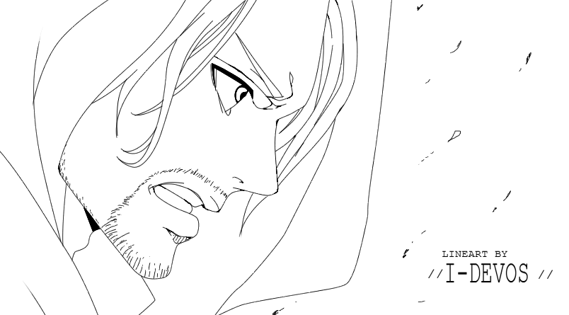 One Piece 907 Shanks Lineart By I Devos On Deviantart One Piece 907 Shanks Lineart By I Devos On Deviantart