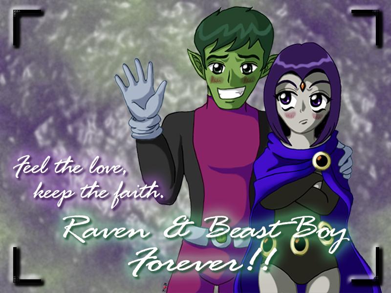 Beast Boy And Raven By Silverlullaby On Deviantart